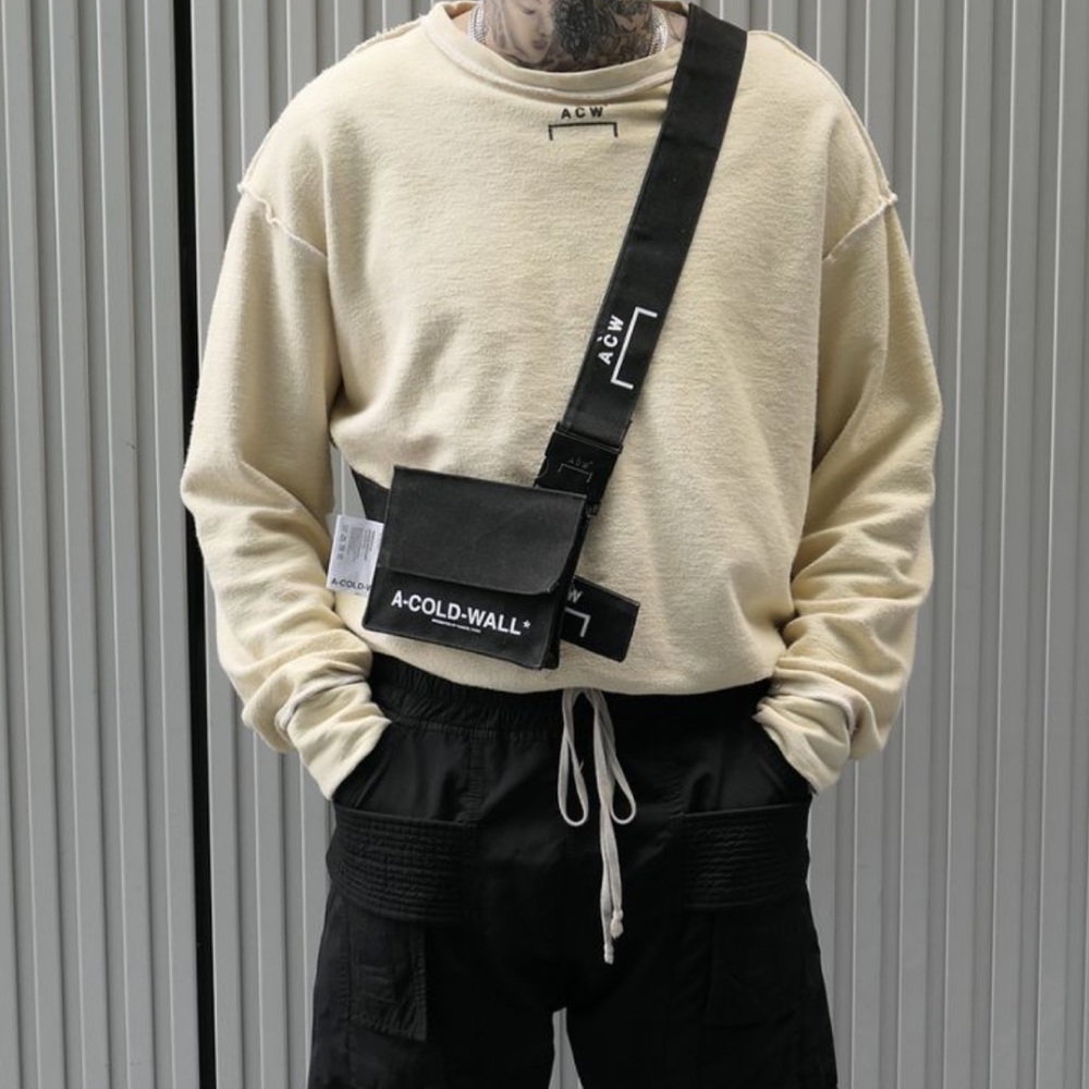 A-COLD-WALL* Black Messenger Bag